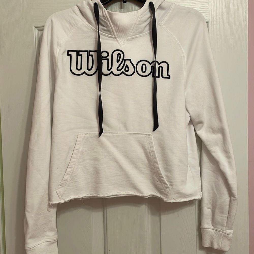 cropped wilson hoodie!